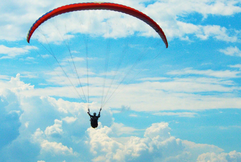 Paragliding in Nandi Hills